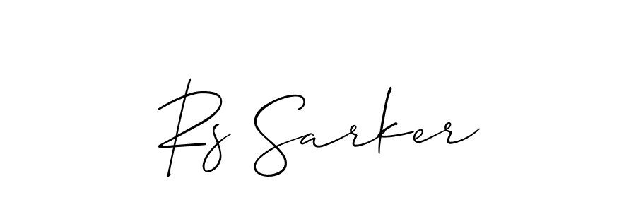 How to Draw Rs Sarker signature style? Allison_Script is a latest design signature styles for name Rs Sarker. Rs Sarker signature style 2 images and pictures png