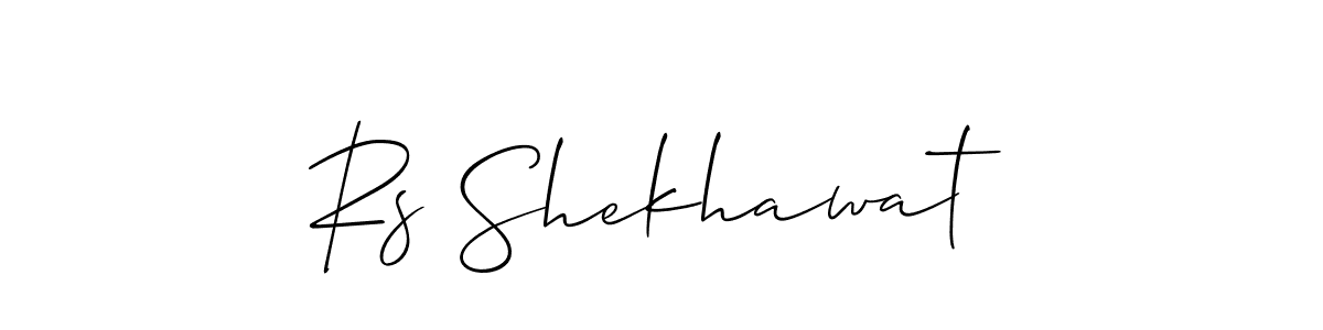 Best and Professional Signature Style for Rs Shekhawat. Allison_Script Best Signature Style Collection. Rs Shekhawat signature style 2 images and pictures png