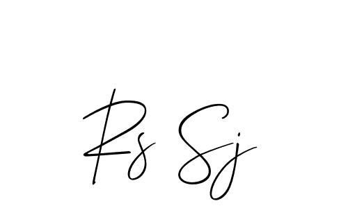 Best and Professional Signature Style for Rs Sj. Allison_Script Best Signature Style Collection. Rs Sj signature style 2 images and pictures png