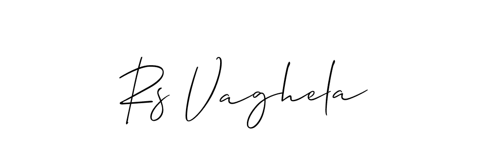 Make a beautiful signature design for name Rs Vaghela. Use this online signature maker to create a handwritten signature for free. Rs Vaghela signature style 2 images and pictures png