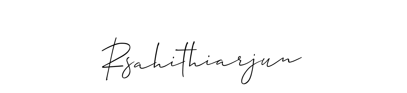 Make a beautiful signature design for name Rsahithiarjun. Use this online signature maker to create a handwritten signature for free. Rsahithiarjun signature style 2 images and pictures png