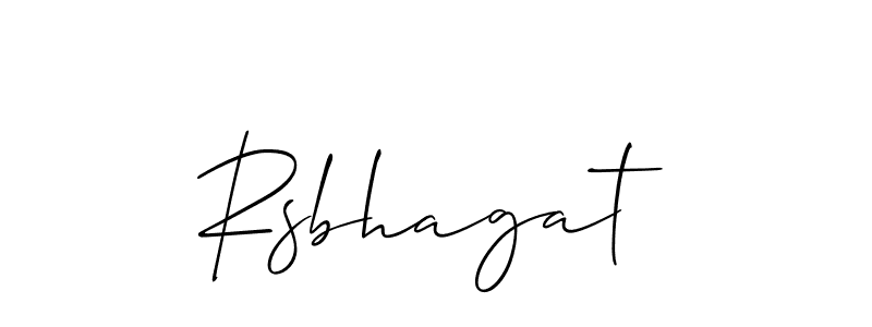 It looks lik you need a new signature style for name Rsbhagat. Design unique handwritten (Allison_Script) signature with our free signature maker in just a few clicks. Rsbhagat signature style 2 images and pictures png