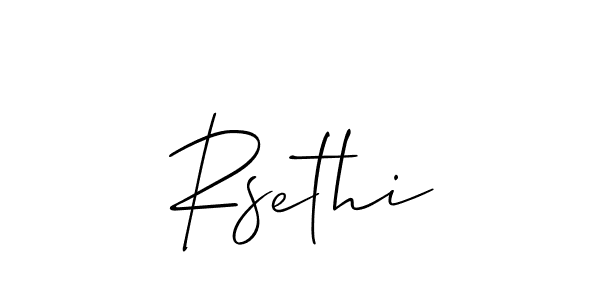Once you've used our free online signature maker to create your best signature Allison_Script style, it's time to enjoy all of the benefits that Rsethi name signing documents. Rsethi signature style 2 images and pictures png