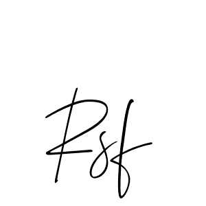 Make a beautiful signature design for name Rsf. With this signature (Allison_Script) style, you can create a handwritten signature for free. Rsf signature style 2 images and pictures png