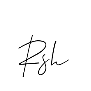 if you are searching for the best signature style for your name Rsh. so please give up your signature search. here we have designed multiple signature styles  using Allison_Script. Rsh signature style 2 images and pictures png