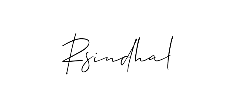 The best way (Allison_Script) to make a short signature is to pick only two or three words in your name. The name Rsindhal include a total of six letters. For converting this name. Rsindhal signature style 2 images and pictures png