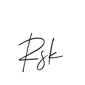 Also we have Rsk name is the best signature style. Create professional handwritten signature collection using Allison_Script autograph style. Rsk signature style 2 images and pictures png