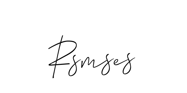 Design your own signature with our free online signature maker. With this signature software, you can create a handwritten (Allison_Script) signature for name Rsmses. Rsmses signature style 2 images and pictures png