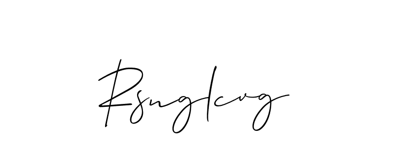 Create a beautiful signature design for name Rsnglcvg. With this signature (Allison_Script) fonts, you can make a handwritten signature for free. Rsnglcvg signature style 2 images and pictures png