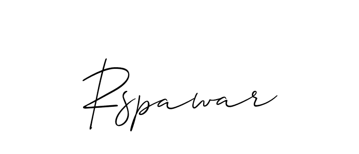 Best and Professional Signature Style for Rspawar. Allison_Script Best Signature Style Collection. Rspawar signature style 2 images and pictures png