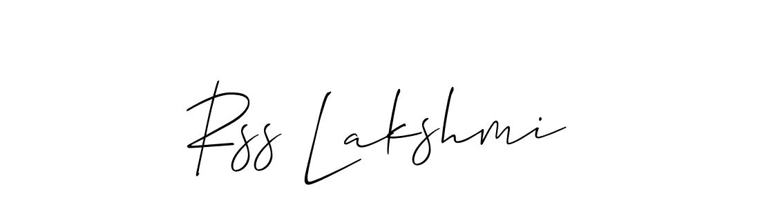 Make a beautiful signature design for name Rss Lakshmi. Use this online signature maker to create a handwritten signature for free. Rss Lakshmi signature style 2 images and pictures png