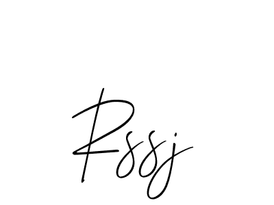 Create a beautiful signature design for name Rssj. With this signature (Allison_Script) fonts, you can make a handwritten signature for free. Rssj signature style 2 images and pictures png