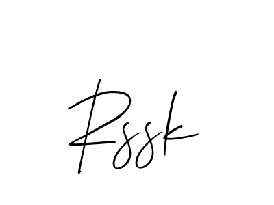 Use a signature maker to create a handwritten signature online. With this signature software, you can design (Allison_Script) your own signature for name Rssk. Rssk signature style 2 images and pictures png