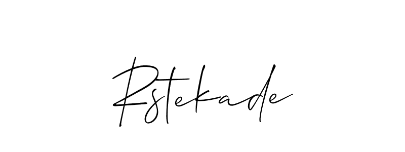This is the best signature style for the Rstekade name. Also you like these signature font (Allison_Script). Mix name signature. Rstekade signature style 2 images and pictures png