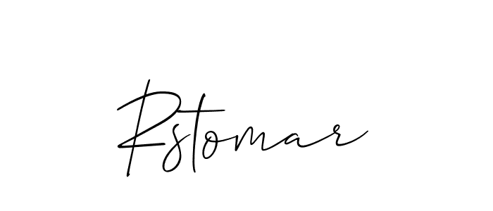 Design your own signature with our free online signature maker. With this signature software, you can create a handwritten (Allison_Script) signature for name Rstomar. Rstomar signature style 2 images and pictures png