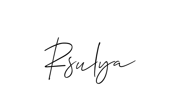 Here are the top 10 professional signature styles for the name Rsulya. These are the best autograph styles you can use for your name. Rsulya signature style 2 images and pictures png