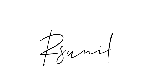 Check out images of Autograph of Rsunil name. Actor Rsunil Signature Style. Allison_Script is a professional sign style online. Rsunil signature style 2 images and pictures png