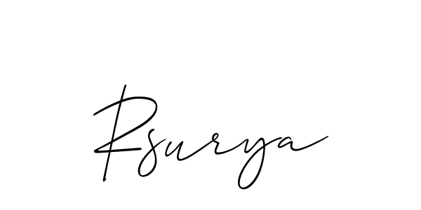 Here are the top 10 professional signature styles for the name Rsurya. These are the best autograph styles you can use for your name. Rsurya signature style 2 images and pictures png
