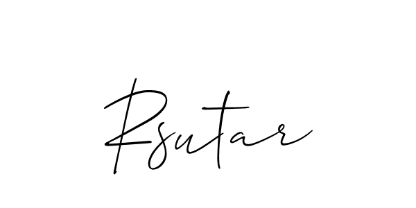 Similarly Allison_Script is the best handwritten signature design. Signature creator online .You can use it as an online autograph creator for name Rsutar. Rsutar signature style 2 images and pictures png