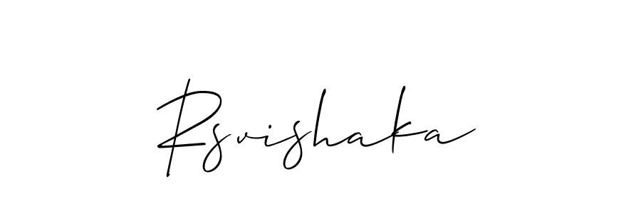 Once you've used our free online signature maker to create your best signature Allison_Script style, it's time to enjoy all of the benefits that Rsvishaka name signing documents. Rsvishaka signature style 2 images and pictures png