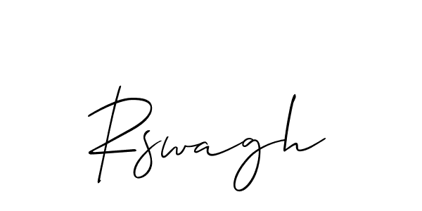 Best and Professional Signature Style for Rswagh. Allison_Script Best Signature Style Collection. Rswagh signature style 2 images and pictures png