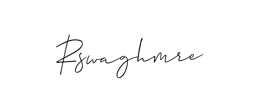 You should practise on your own different ways (Allison_Script) to write your name (Rswaghmre) in signature. don't let someone else do it for you. Rswaghmre signature style 2 images and pictures png