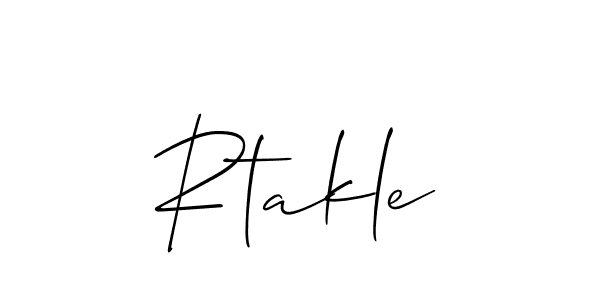 Rtakle stylish signature style. Best Handwritten Sign (Allison_Script) for my name. Handwritten Signature Collection Ideas for my name Rtakle. Rtakle signature style 2 images and pictures png