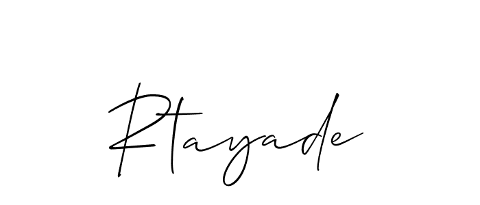 Here are the top 10 professional signature styles for the name Rtayade. These are the best autograph styles you can use for your name. Rtayade signature style 2 images and pictures png