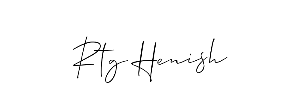 Also You can easily find your signature by using the search form. We will create Rtg Henish name handwritten signature images for you free of cost using Allison_Script sign style. Rtg Henish signature style 2 images and pictures png