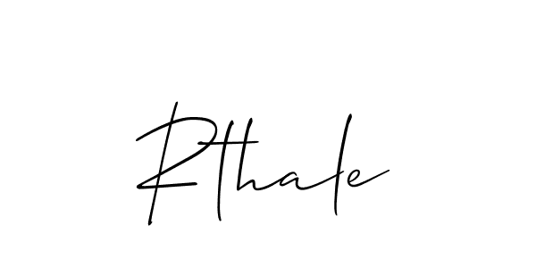 Best and Professional Signature Style for Rthale. Allison_Script Best Signature Style Collection. Rthale signature style 2 images and pictures png