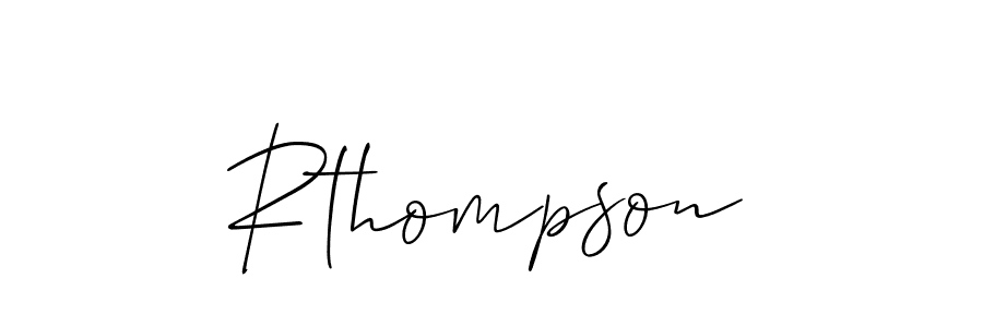 Also we have Rthompson name is the best signature style. Create professional handwritten signature collection using Allison_Script autograph style. Rthompson signature style 2 images and pictures png
