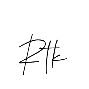 Use a signature maker to create a handwritten signature online. With this signature software, you can design (Allison_Script) your own signature for name Rtk. Rtk signature style 2 images and pictures png