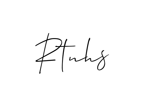 This is the best signature style for the Rtnhs name. Also you like these signature font (Allison_Script). Mix name signature. Rtnhs signature style 2 images and pictures png