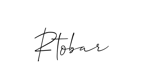 if you are searching for the best signature style for your name Rtobar. so please give up your signature search. here we have designed multiple signature styles  using Allison_Script. Rtobar signature style 2 images and pictures png