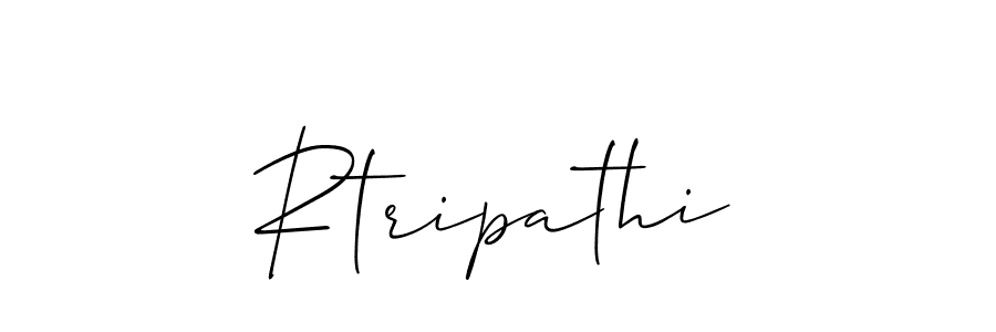 How to Draw Rtripathi signature style? Allison_Script is a latest design signature styles for name Rtripathi. Rtripathi signature style 2 images and pictures png