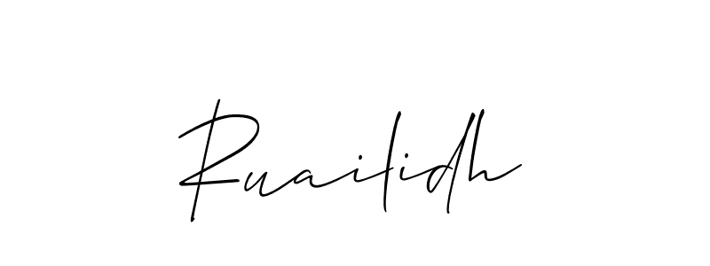 Once you've used our free online signature maker to create your best signature Allison_Script style, it's time to enjoy all of the benefits that Ruailidh name signing documents. Ruailidh signature style 2 images and pictures png