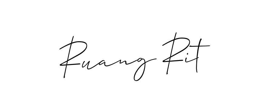 Also we have Ruang Rit name is the best signature style. Create professional handwritten signature collection using Allison_Script autograph style. Ruang Rit signature style 2 images and pictures png