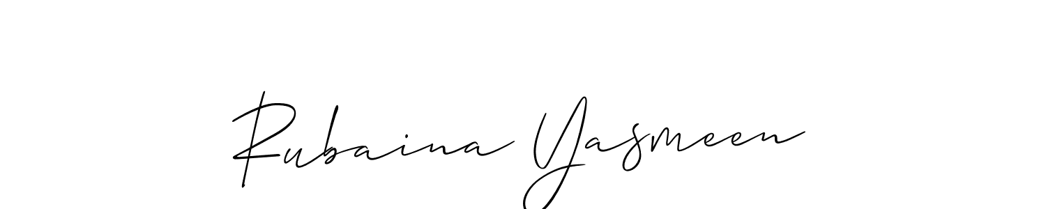 Here are the top 10 professional signature styles for the name Rubaina Yasmeen. These are the best autograph styles you can use for your name. Rubaina Yasmeen signature style 2 images and pictures png