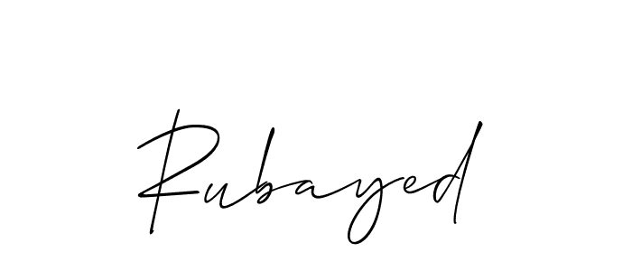 Make a short Rubayed signature style. Manage your documents anywhere anytime using Allison_Script. Create and add eSignatures, submit forms, share and send files easily. Rubayed signature style 2 images and pictures png