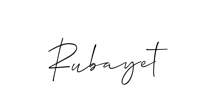 Similarly Allison_Script is the best handwritten signature design. Signature creator online .You can use it as an online autograph creator for name Rubayet. Rubayet signature style 2 images and pictures png
