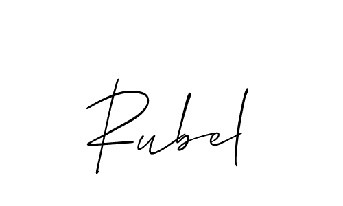 Similarly Allison_Script is the best handwritten signature design. Signature creator online .You can use it as an online autograph creator for name Rubel. Rubel signature style 2 images and pictures png