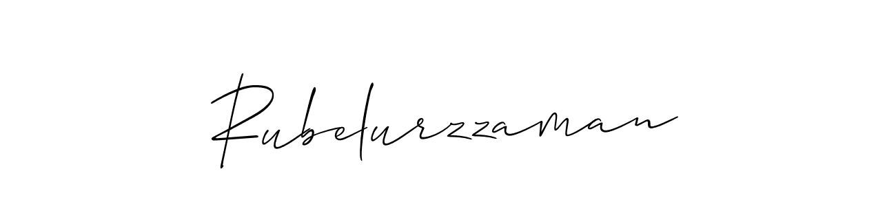 Design your own signature with our free online signature maker. With this signature software, you can create a handwritten (Allison_Script) signature for name Rubelurzzaman. Rubelurzzaman signature style 2 images and pictures png