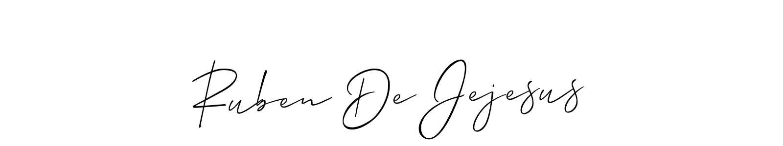 You should practise on your own different ways (Allison_Script) to write your name (Ruben De Jejesus) in signature. don't let someone else do it for you. Ruben De Jejesus signature style 2 images and pictures png