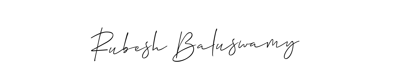 Once you've used our free online signature maker to create your best signature Allison_Script style, it's time to enjoy all of the benefits that Rubesh Baluswamy name signing documents. Rubesh Baluswamy signature style 2 images and pictures png