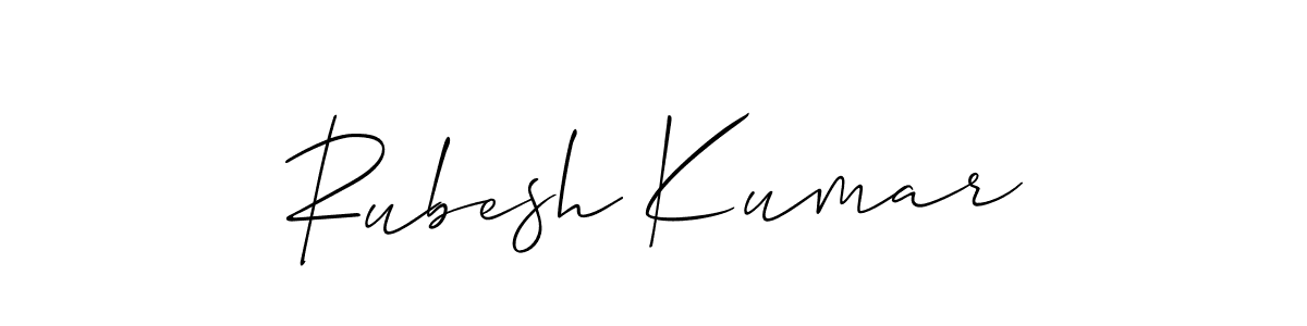 This is the best signature style for the Rubesh Kumar name. Also you like these signature font (Allison_Script). Mix name signature. Rubesh Kumar signature style 2 images and pictures png