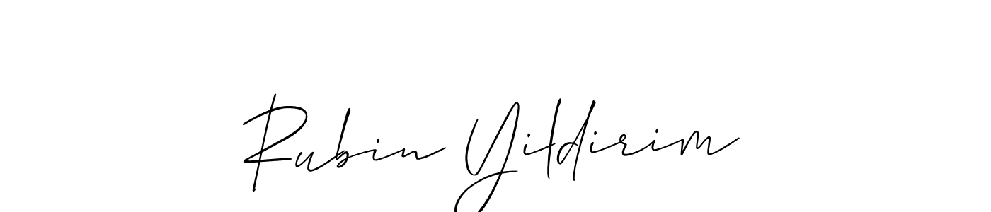 It looks lik you need a new signature style for name Rubin Yildirim. Design unique handwritten (Allison_Script) signature with our free signature maker in just a few clicks. Rubin Yildirim signature style 2 images and pictures png