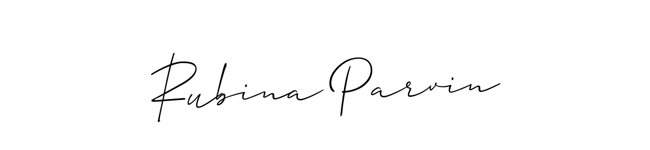 Once you've used our free online signature maker to create your best signature Allison_Script style, it's time to enjoy all of the benefits that Rubina Parvin name signing documents. Rubina Parvin signature style 2 images and pictures png