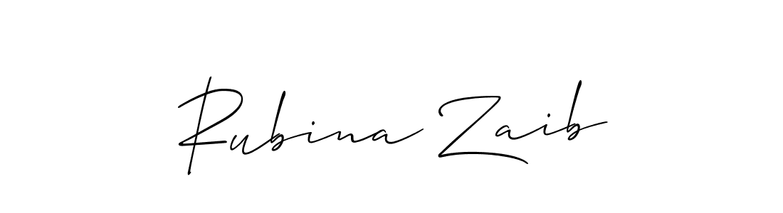 You can use this online signature creator to create a handwritten signature for the name Rubina Zaib. This is the best online autograph maker. Rubina Zaib signature style 2 images and pictures png