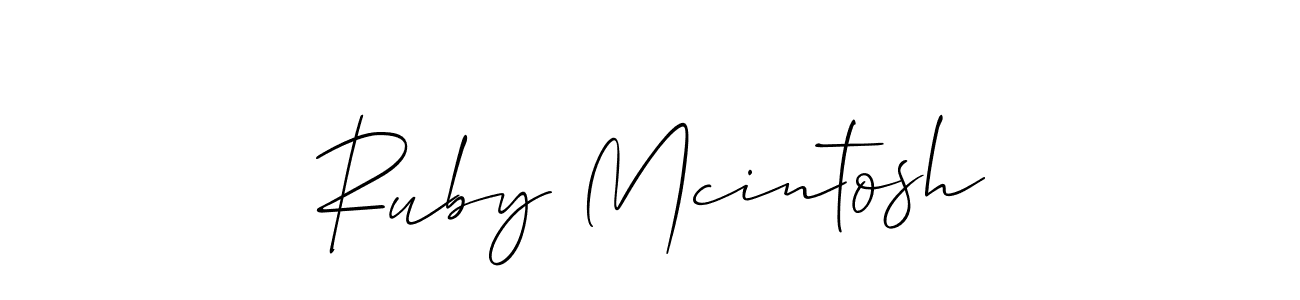Check out images of Autograph of Ruby Mcintosh name. Actor Ruby Mcintosh Signature Style. Allison_Script is a professional sign style online. Ruby Mcintosh signature style 2 images and pictures png