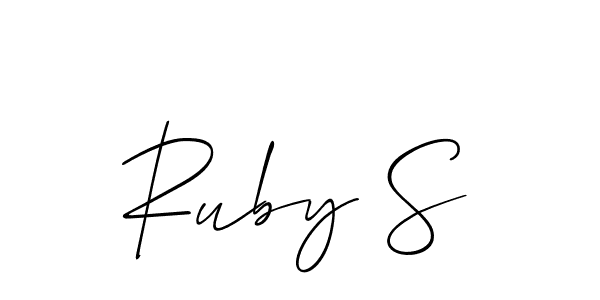 See photos of Ruby S official signature by Spectra . Check more albums & portfolios. Read reviews & check more about Allison_Script font. Ruby S signature style 2 images and pictures png